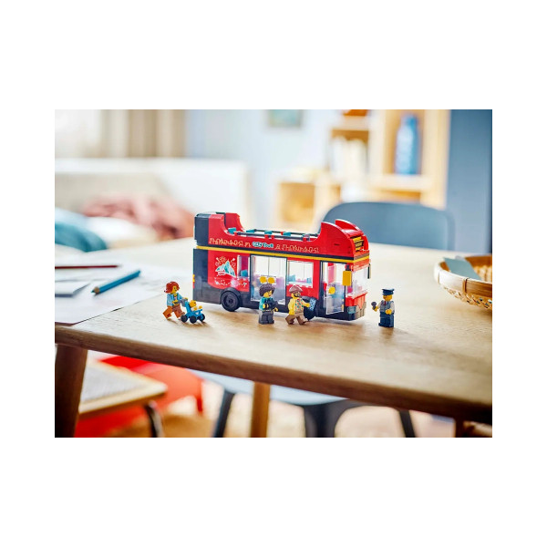 LEGO коцки, City, Red Double-Decker Sightseeing Bus