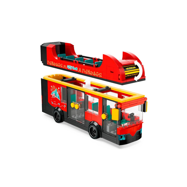 LEGO коцки, City, Red Double-Decker Sightseeing Bus
