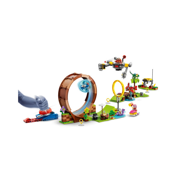 LEGO коцки, Sonic The Hedgehog, Sonic's Green Hill Zone Loop Challenge
