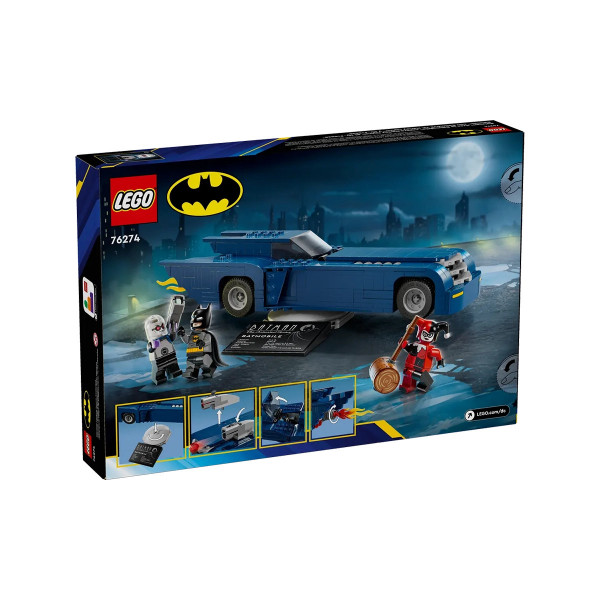 LEGO коцки, DC: Batman, Batman w/ the Batmobile vs. Harley Quinn and Mr. Freeze