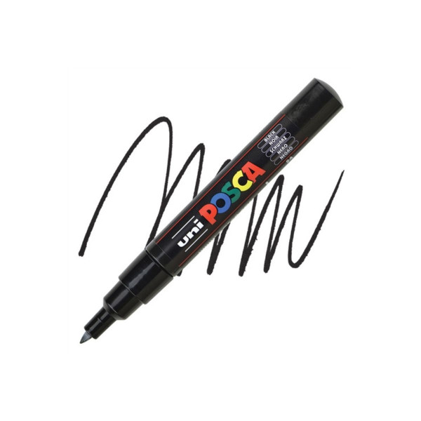 Маркер, Posca PC-1MC - Black 