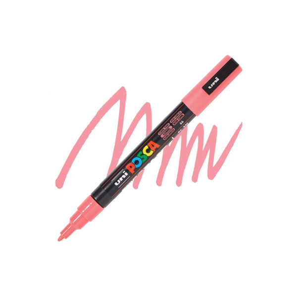 Маркер, Posca PC-3M - Coral Pink 