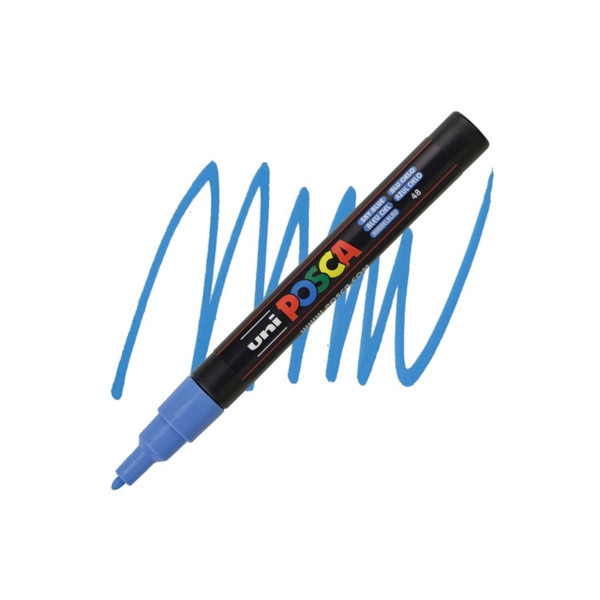 Маркер, Posca PC-3M - Sky Blue 