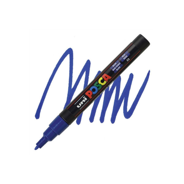 Маркер, Posca PC-3M - Blue 