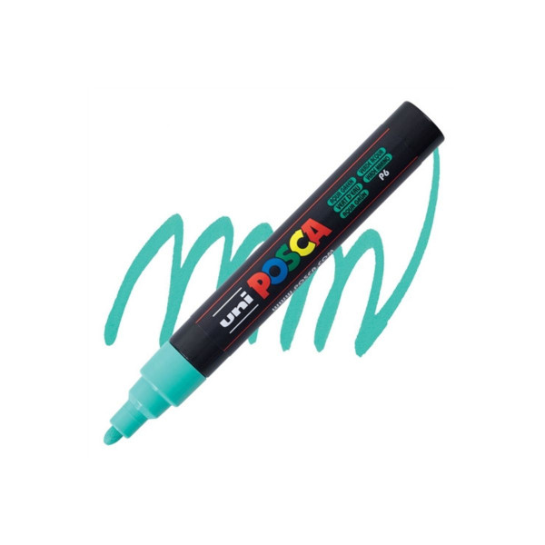 Маркер, Posca PC-5M - Aqua Green 