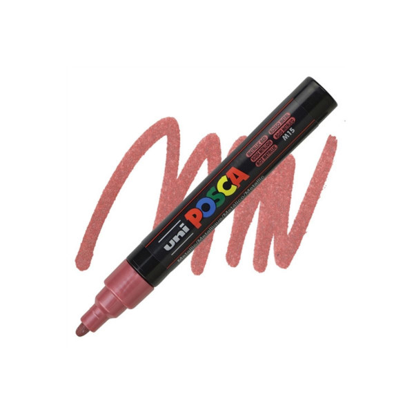 Маркер, Posca PC-5M - Metallic Red 