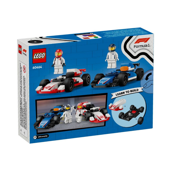 LEGO коцки, City, F1® Williams Racing & Haas F1® Race Cars 