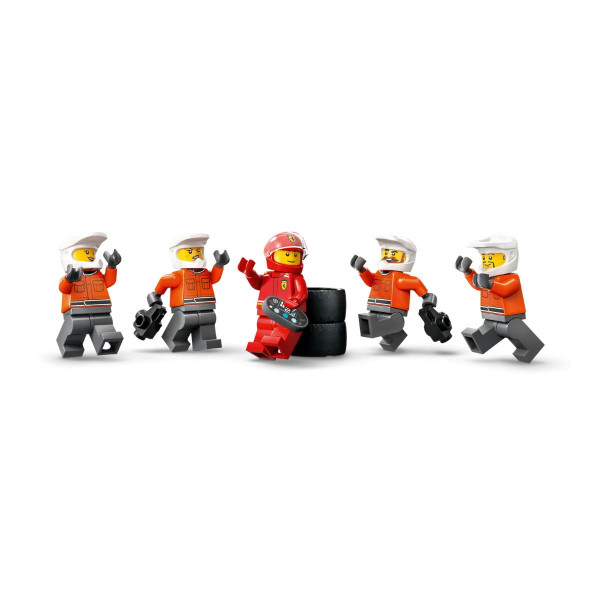 LEGO коцки, City, F1® Pit Stop & Pit Crew with Ferrari Car