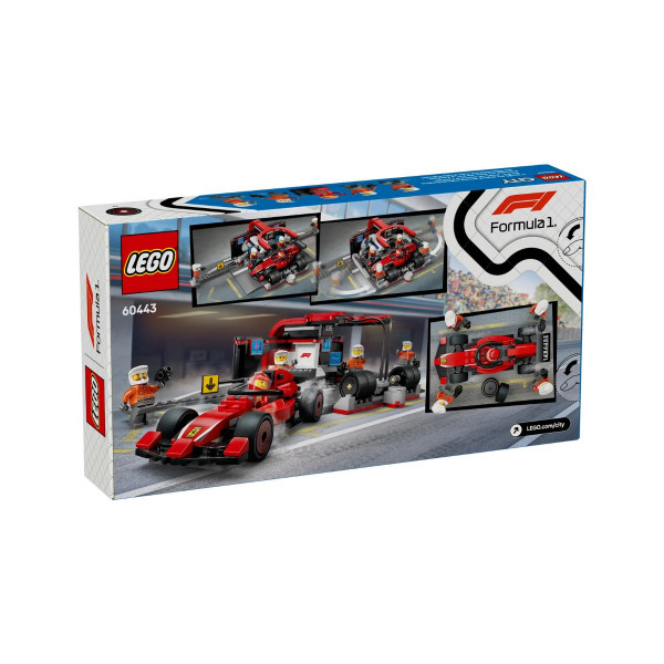 LEGO коцки, City, F1® Pit Stop & Pit Crew with Ferrari Car