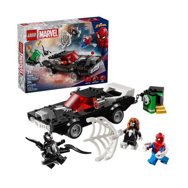 LEGO коцки, Marvel, Spider-Man vs. Venom Muscle Car