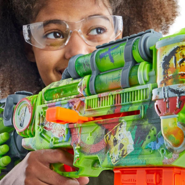 NERF пушка со мека муниција, Zombie Corrupter Dart Blaster 