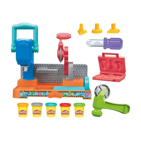 Сет за игра, Play-Doh Stamp & Saw Tool Bench