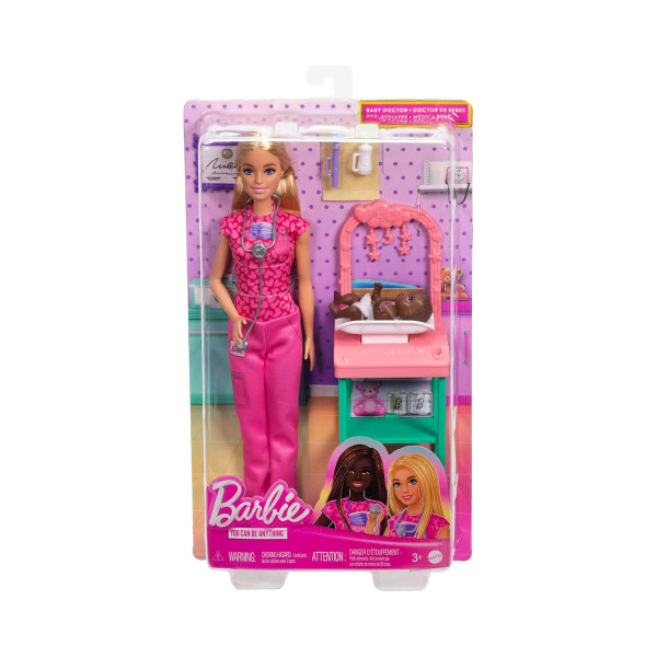 Сет за игра Barbie: You Can Be Anything - Baby Doctor 