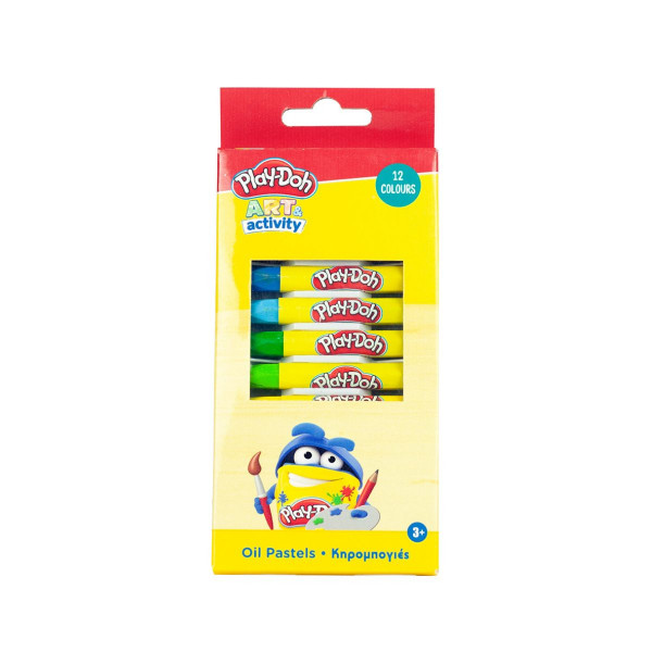 Сет од 12 мрсни боици,  Play-Doh Art & Activity - Triangular Metallic 