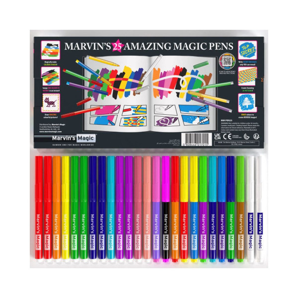 Сет од 25 магични фломастери, Marvin's Amazing Magic Pens