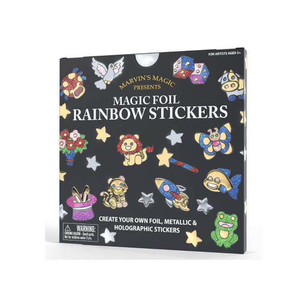Сет за изработка на стикери, Magic Foil Rainbow Stickers