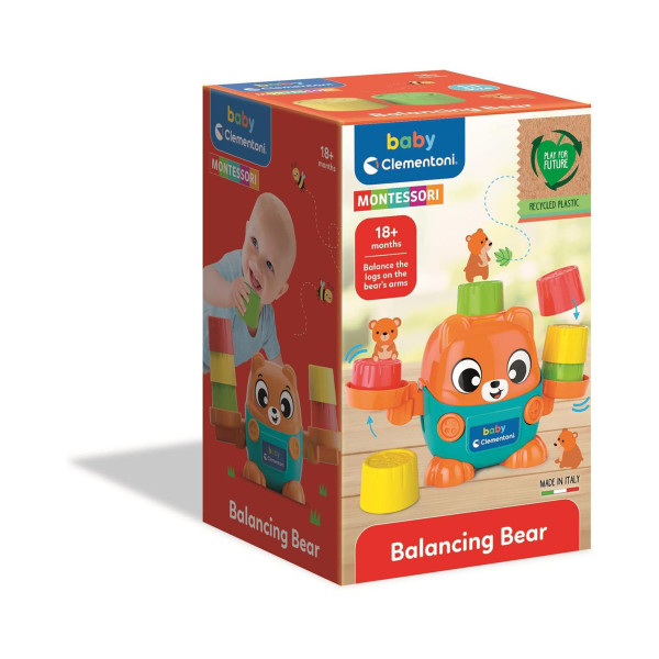 Едукативна играчка, Baby Clementoni: Montessori - Balancing Bear 