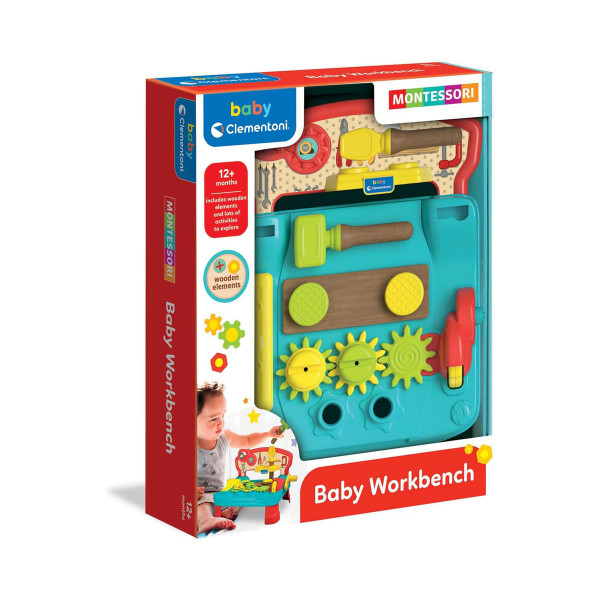 Сет за игра, Baby Clementoni: Montessori - Baby Workbench 