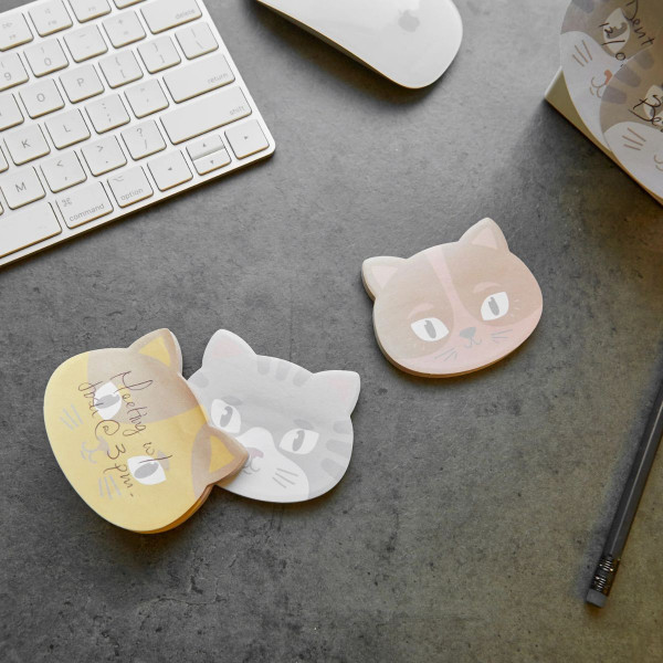 Мемо ливчиња, Kitty Cat Sticky Notes, 3 бои