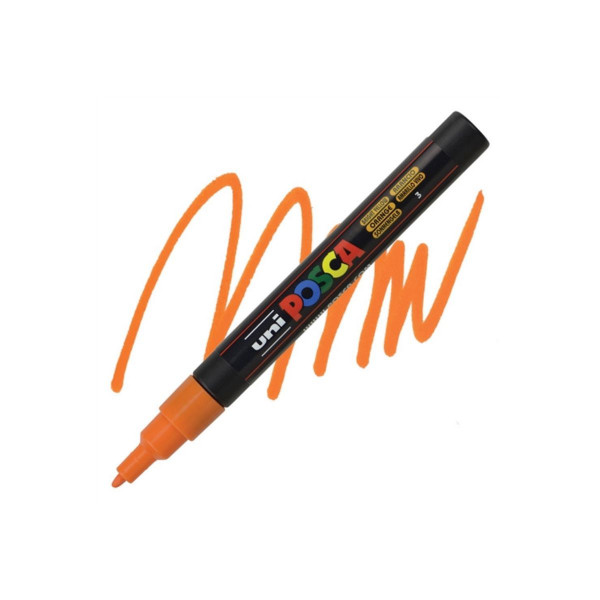 Маркер, Posca PC-3M - Bright Yellow 