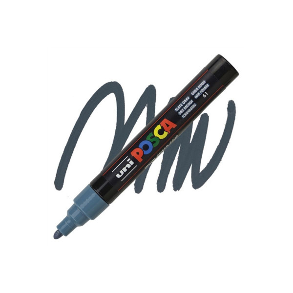 Маркер, Posca PC-5M - Slate Grey 