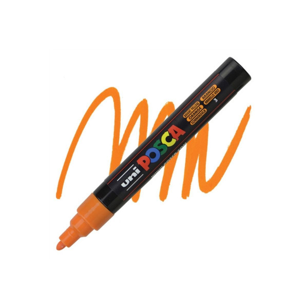 Маркер, Posca PC-5M - Bright Yellow 
