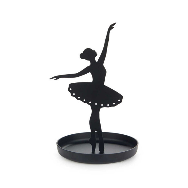 Метален држач за накит, Ballerina, црн 