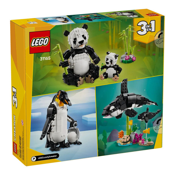 LEGO коцки, Creator 3in1, Wild Animals: Panda Family 