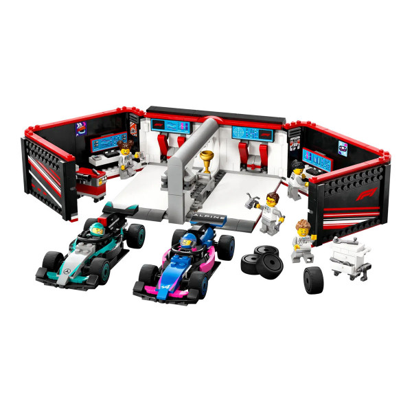 LEGO коцки, City, F1® Garage & Mercedes-AMG & Alpine Cars