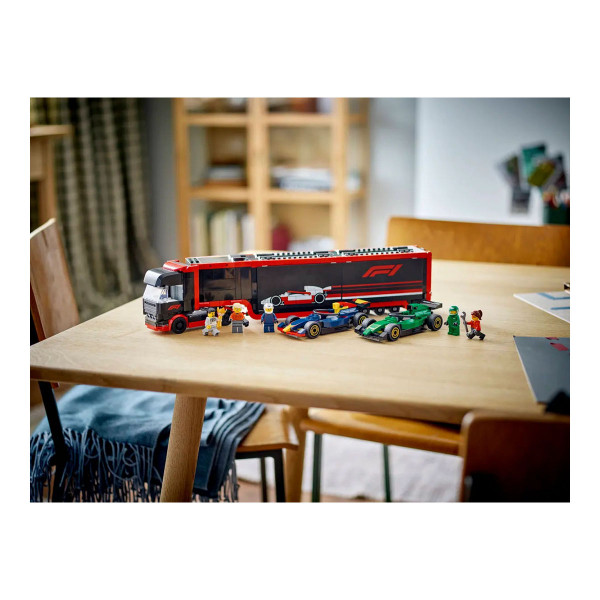 LEGO коцки, City, F1® Truck with RB20 & AMR24 F1® Cars 