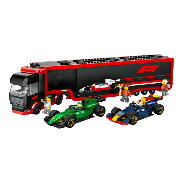 LEGO коцки, City, F1® Truck with RB20 & AMR24 F1® Cars 