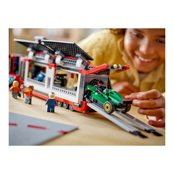 LEGO коцки, City, F1® Truck with RB20 & AMR24 F1® Cars 