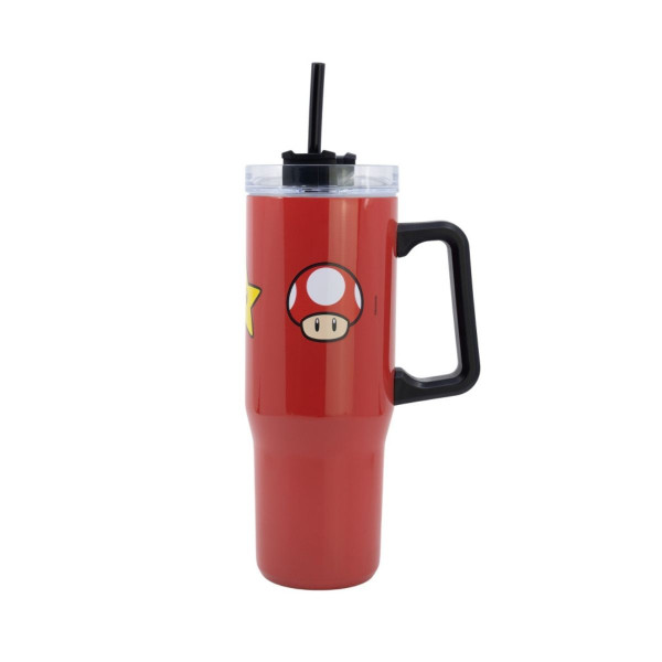 Термос со сламка, Super Mario, 940 ml