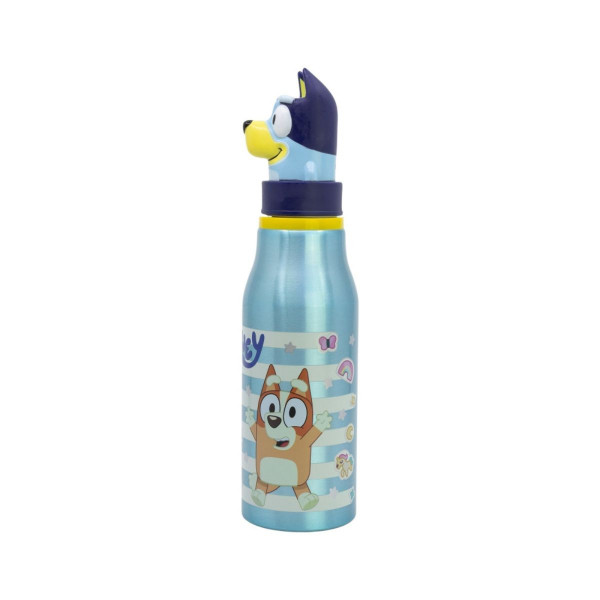 Детско алуминиумско шише со 3Д фигура, Bluey, 690 ml