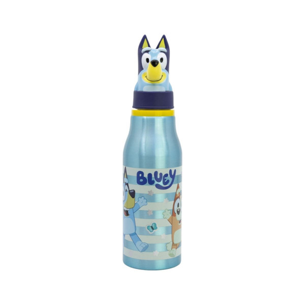 Детско алуминиумско шише со 3Д фигура, Bluey, 690 ml