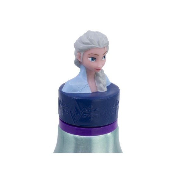Детско алуминиумско шише со 3Д фигура, Frozen, 690 ml 