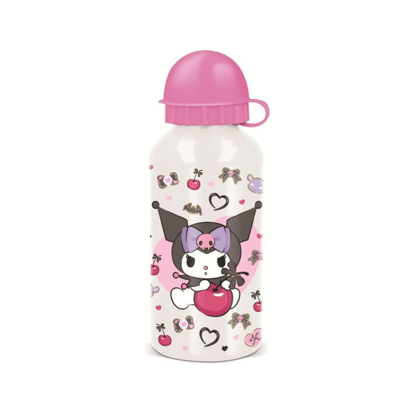 Детско алуминиумско шише, Kuromi, 400 ml 
