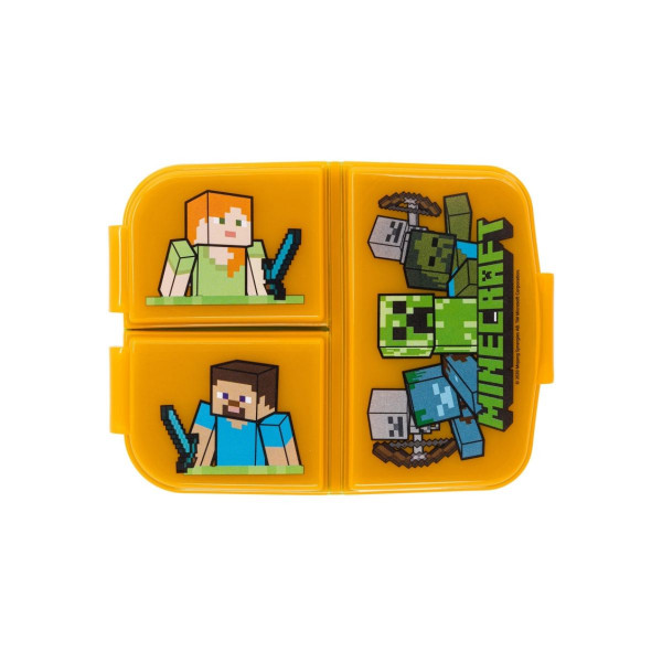 Кутија за ужинка со 3 прегради, Minecraft 