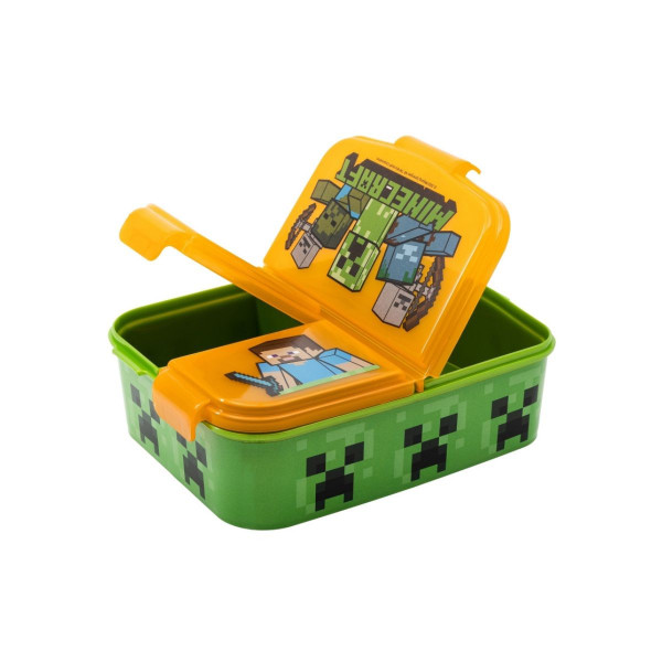 Кутија за ужинка со 3 прегради, Minecraft 