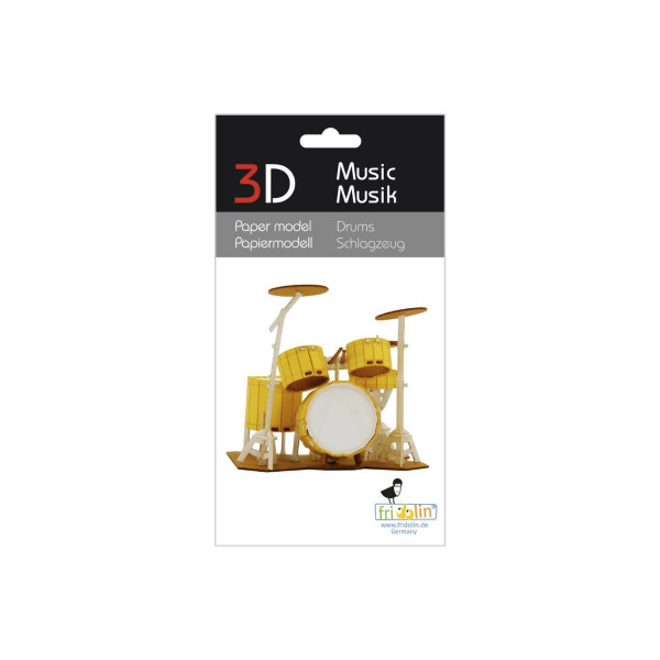 3D модел од хартија - Тапани 