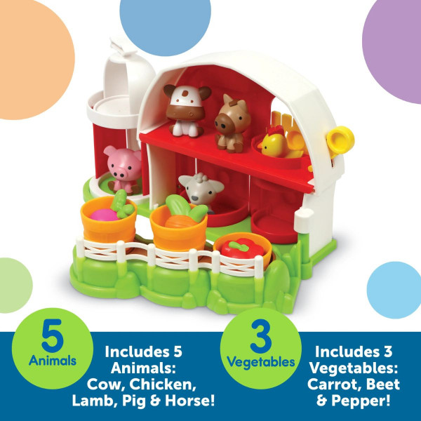 Едукативен сет за игра, Peeksville™ Learning Barnyard Playset