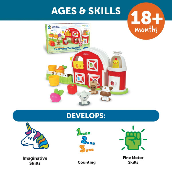 Едукативен сет за игра, Peeksville™ Learning Barnyard Playset
