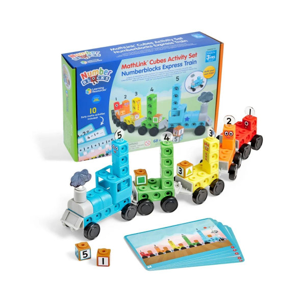 Сет за игра со математички коцки, MathLink® Cubes Numberblocks® Express Train