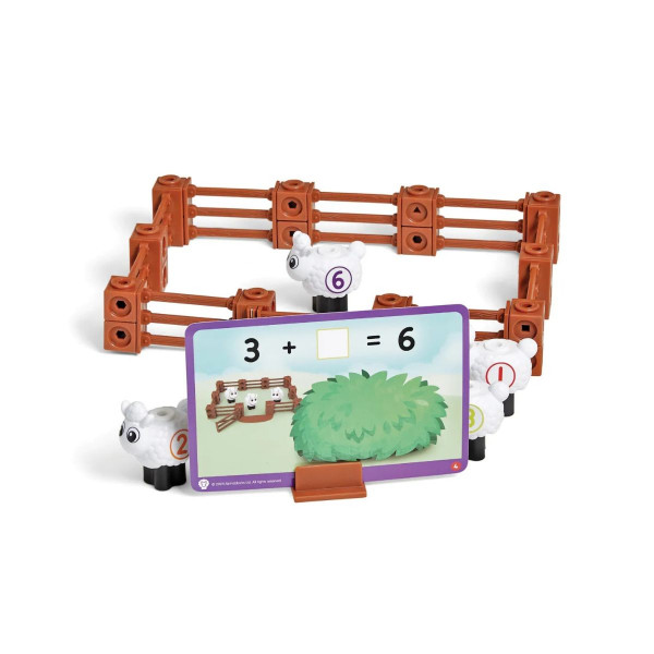 Сет за игра со математички коцки, MathLink® Cubes Numberblocks® Sheep Farm