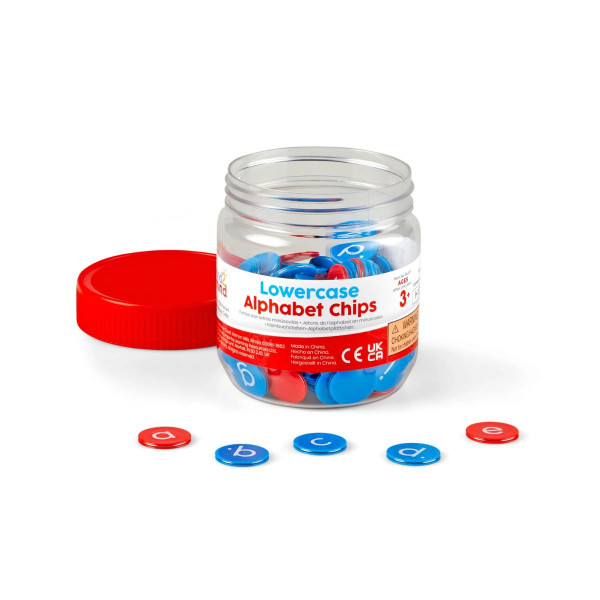 Плочки за учење букви, Lowercase Alphabet Counters (Set of 6)