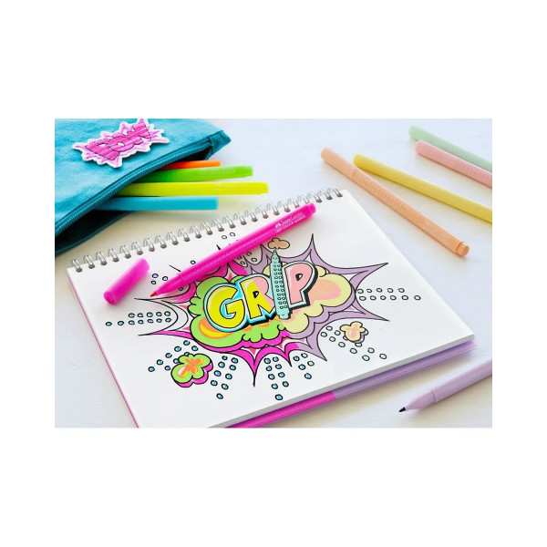 Фломастери, Grip Neon + Pastel, 5+5 бои