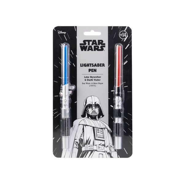 Сет од 2 пенкала со LED светло, Star Wars - Lightsabers 