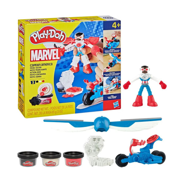 Сет за игра, Play-Doh - Marvel: Captain America Moto Slicer 