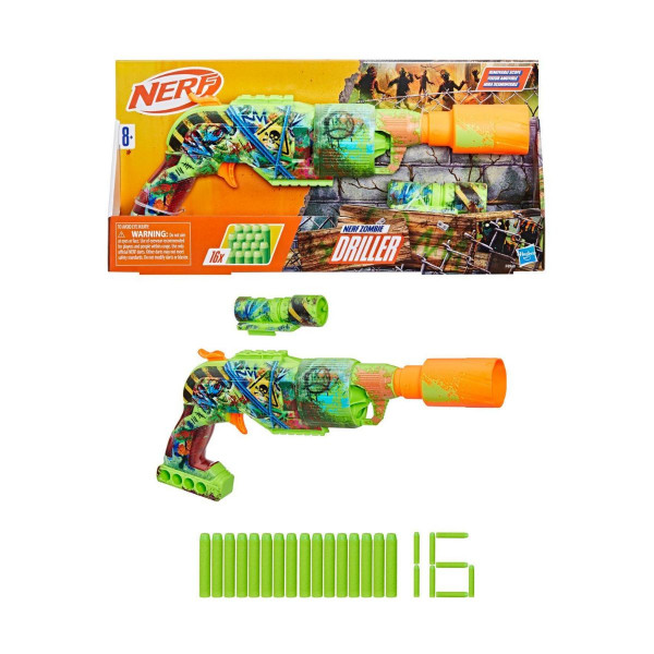 Пиштол со мека муниција, NERF Zombie Driller 