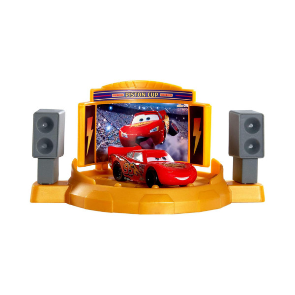 Сет за игра Pixar: Cars - Piston Cup Launching w/Lightning McQueen 